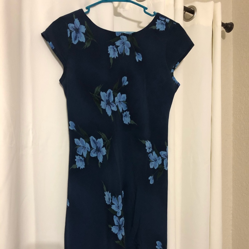 Blue Floral Dress